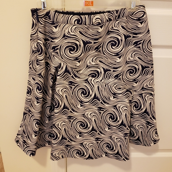 Pink Tartan Swirl Jacquard A-Line Skirt - Picture 4 of 7